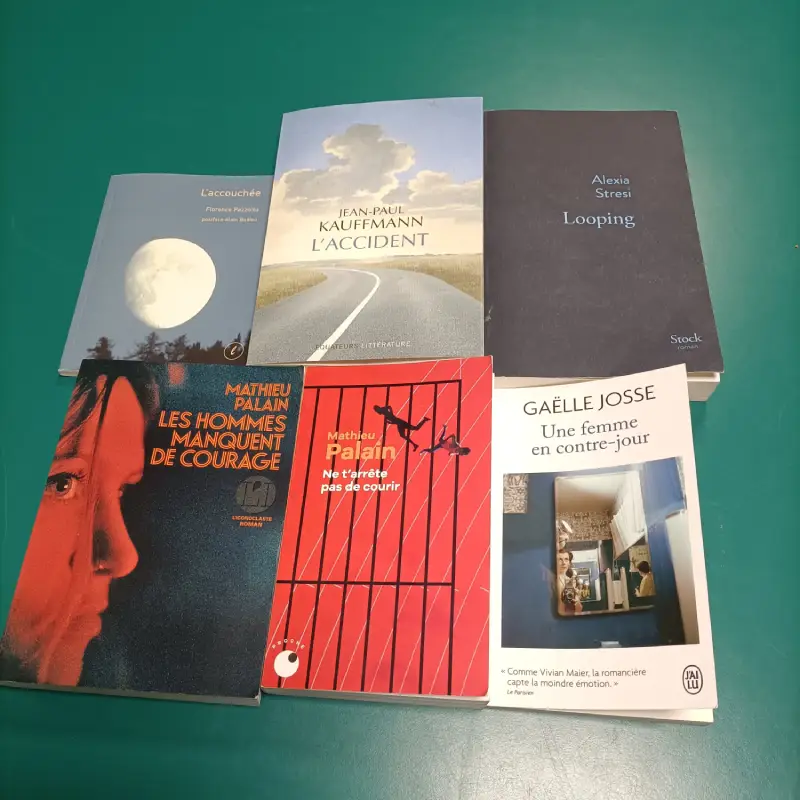 Quelques livres présentés lors du Quartier Livres du 14 avril 2025